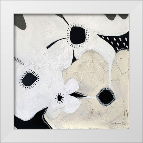 Hello II White Modern Wood Framed Art Print by Redman, Suzi