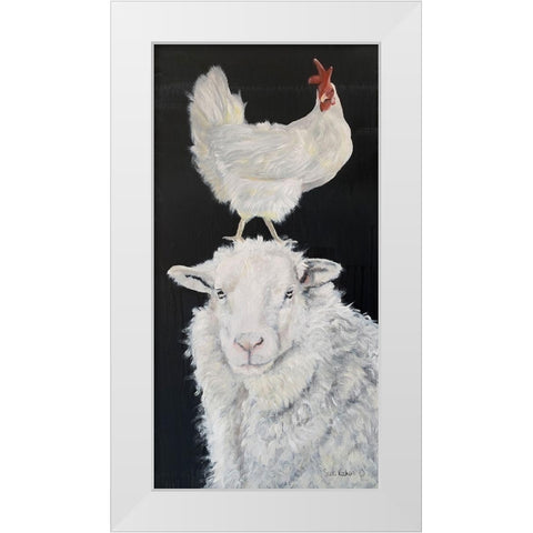 Roosting Spot  White Modern Wood Framed Art Print by Redman, Suzi