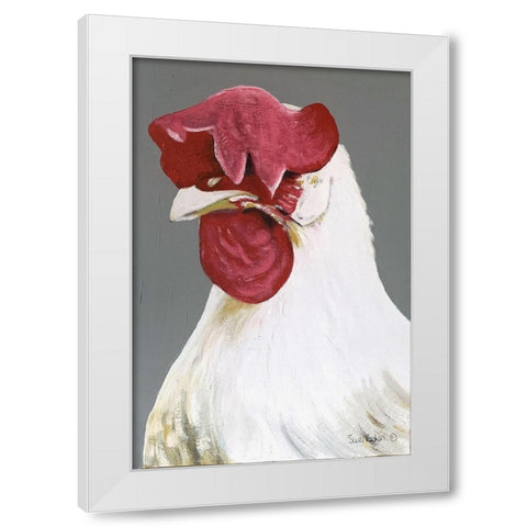 Side Issues White Modern Wood Framed Art Print by Redman, Suzi