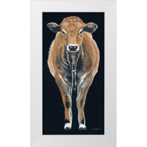 A Firm Foundation White Modern Wood Framed Art Print by Redman, Suzi