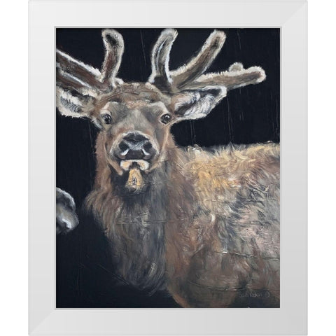 Hear the Word II    White Modern Wood Framed Art Print by Redman, Suzi