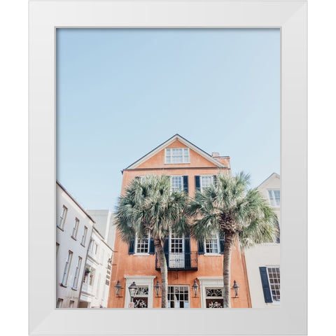 Charleston Palms White Modern Wood Framed Art Print by Rigsby, Jennifer