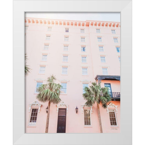 Sunkissed Hotel White Modern Wood Framed Art Print by Rigsby, Jennifer