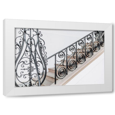Step into Beautiful White Modern Wood Framed Art Print by Rigsby, Jennifer