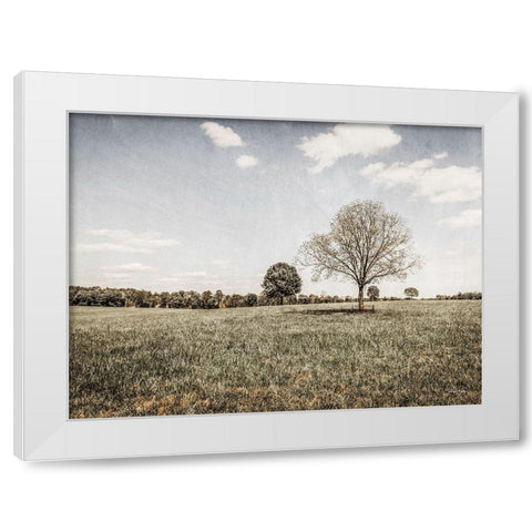 Together in the Fields I White Modern Wood Framed Art Print by Rigsby, Jennifer