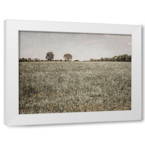 Together in the Fields II White Modern Wood Framed Art Print by Rigsby, Jennifer