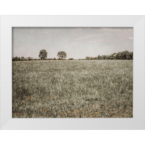 Together in the Fields II White Modern Wood Framed Art Print by Rigsby, Jennifer