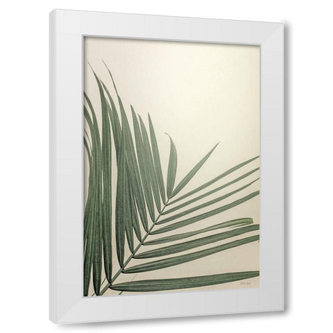Golden Hour Palm White Modern Wood Framed Art Print by Rigsby, Jennifer