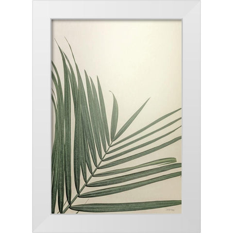 Golden Hour Palm White Modern Wood Framed Art Print by Rigsby, Jennifer