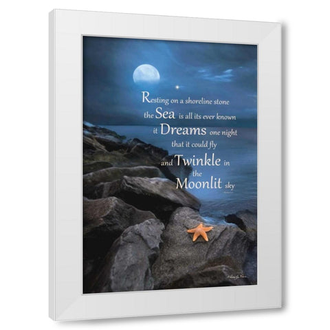 The Dream White Modern Wood Framed Art Print by Vieira, Robin-Lee