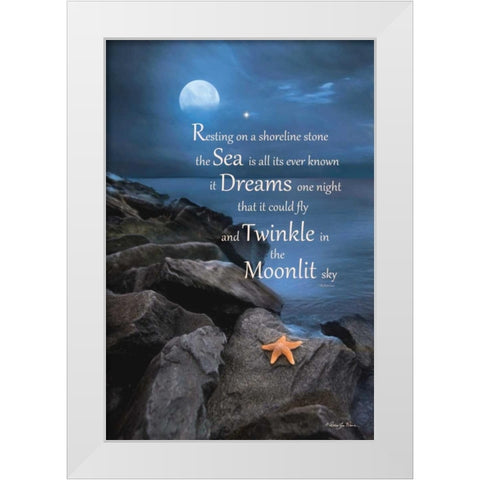 The Dream White Modern Wood Framed Art Print by Vieira, Robin-Lee