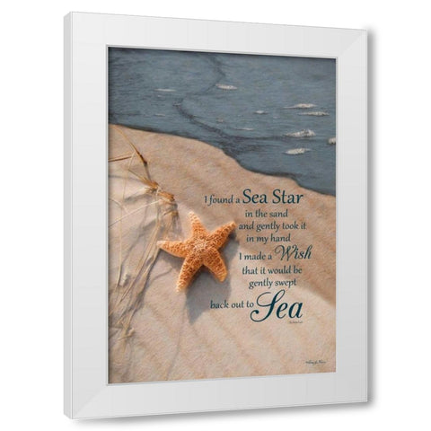 The Wish White Modern Wood Framed Art Print by Vieira, Robin-Lee