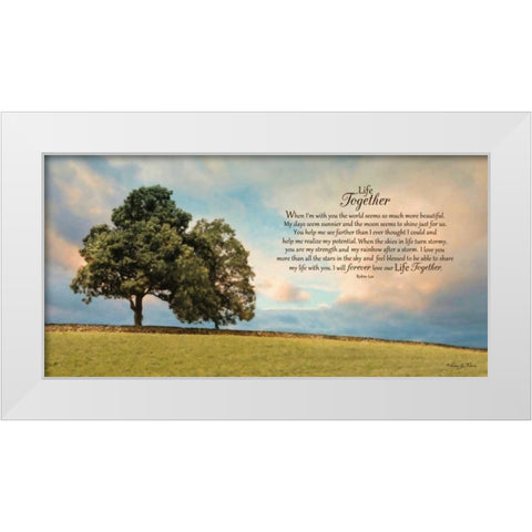 Life Together White Modern Wood Framed Art Print by Vieira, Robin-Lee