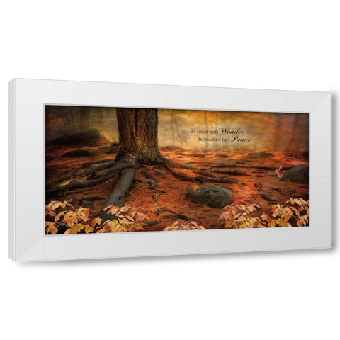 Wonder White Modern Wood Framed Art Print by Vieira, Robin-Lee