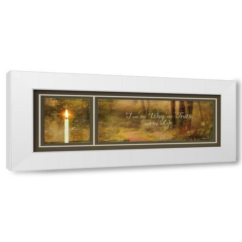 I Am the Way White Modern Wood Framed Art Print by Vieira, Robin-Lee