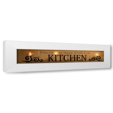 Kitchen White Modern Wood Framed Art Print by Vieira, Robin-Lee