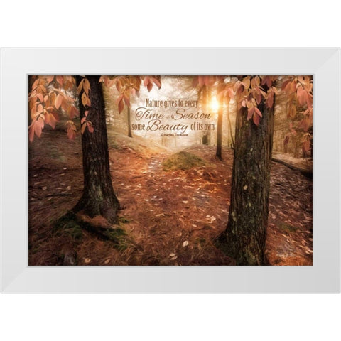 Natures Gift White Modern Wood Framed Art Print by Vieira, Robin-Lee