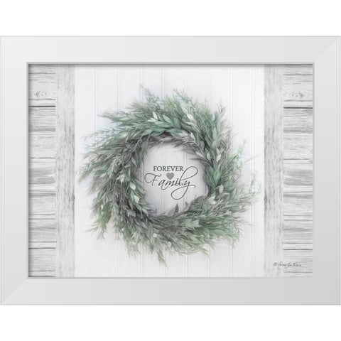 Forever Family White Modern Wood Framed Art Print by Vieira, Robin-Lee