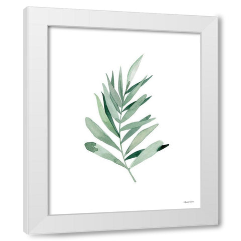 Watercolor Botanical I White Modern Wood Framed Art Print by Nieman, Rachel
