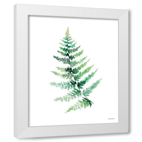 Watercolor Botanical III White Modern Wood Framed Art Print by Nieman, Rachel
