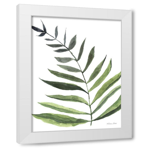 Fern 1  White Modern Wood Framed Art Print by Ball, Susan