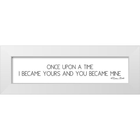 Once Upon a Time White Modern Wood Framed Art Print by Ball, Susan