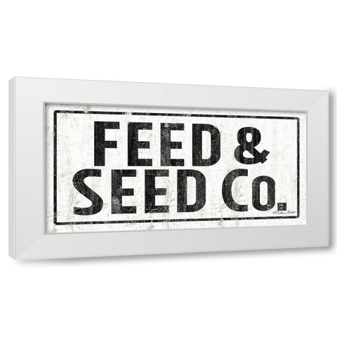 Feed and Seed Co. White Modern Wood Framed Art Print by Ball, Susan