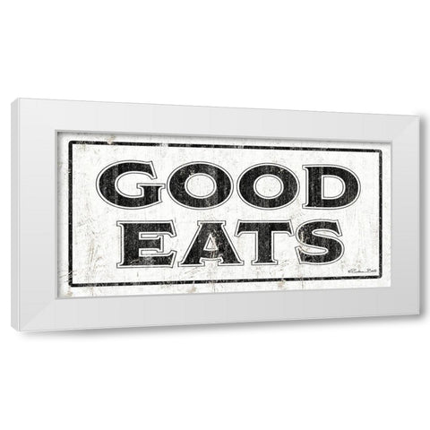 Good Eats White Modern Wood Framed Art Print by Ball, Susan