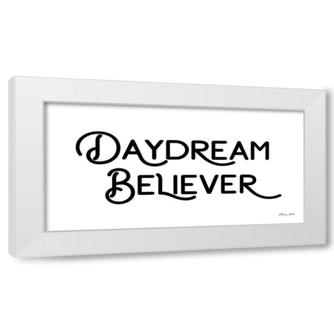 Daydream Believer White Modern Wood Framed Art Print by Ball, Susan