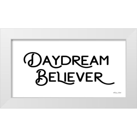 Daydream Believer White Modern Wood Framed Art Print by Ball, Susan