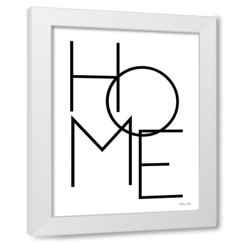 Home    White Modern Wood Framed Art Print by Ball, Susan