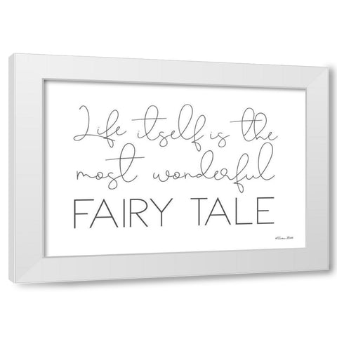 Life Itself White Modern Wood Framed Art Print by Ball, Susan