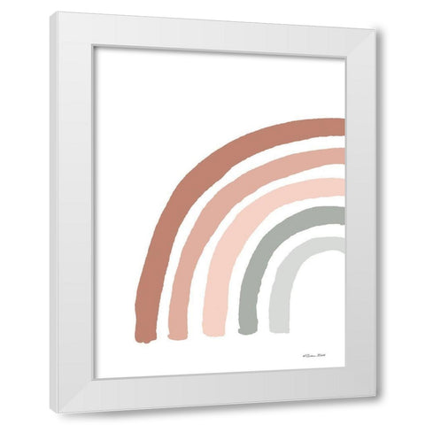 Desert Rainbow 1 White Modern Wood Framed Art Print by Ball, Susan