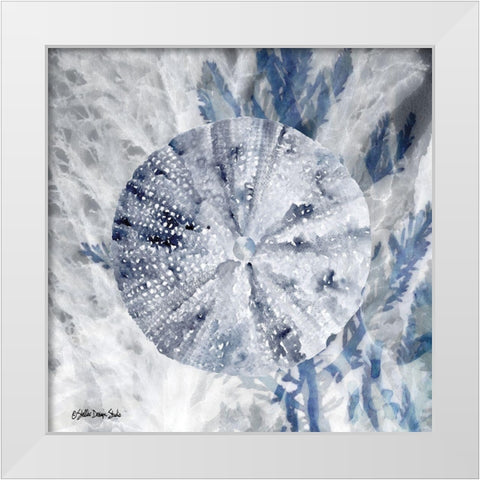 Ocean Collection 2 White Modern Wood Framed Art Print by Stellar Design Studio