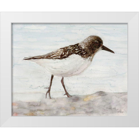 Sanibel Piper 2   White Modern Wood Framed Art Print by Stellar Design Studio