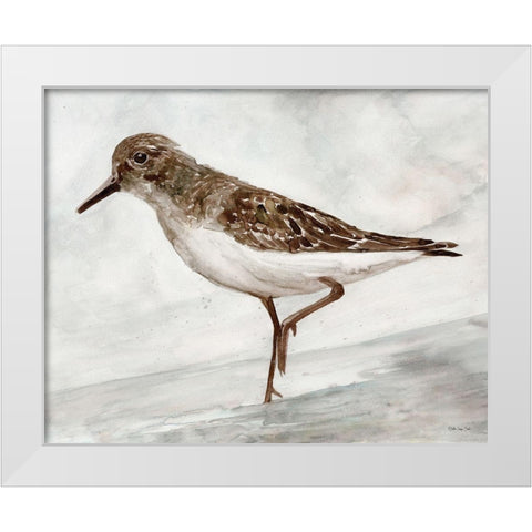 Sanibel Piper 3   White Modern Wood Framed Art Print by Stellar Design Studio