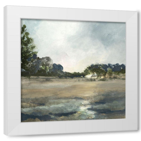 Pastel Countryside II     White Modern Wood Framed Art Print by Stellar Design Studio