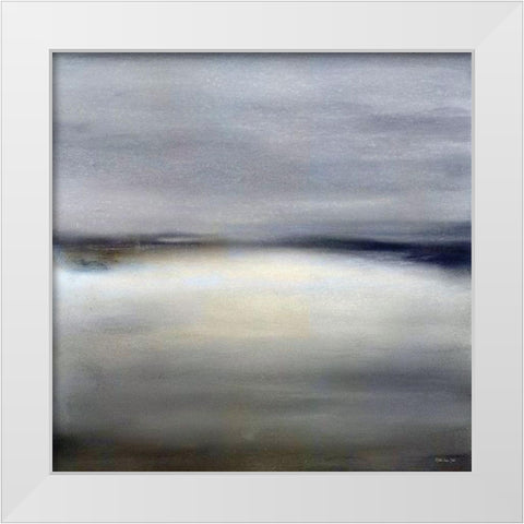 Distant Horizon 2 White Modern Wood Framed Art Print by Stellar Design Studio