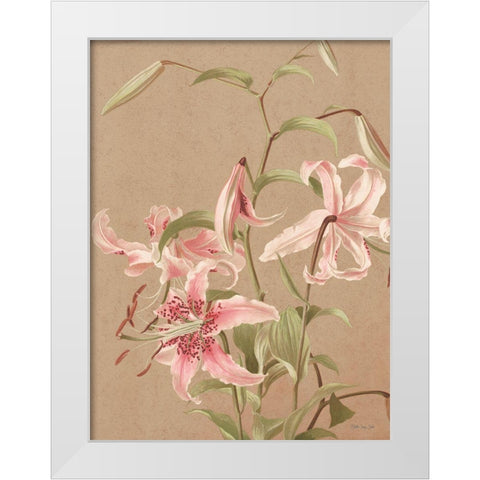 Antique Botanical Collection 3 White Modern Wood Framed Art Print by Stellar Design Studio