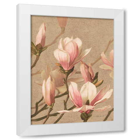 Antique Botanical Collection 4 White Modern Wood Framed Art Print by Stellar Design Studio