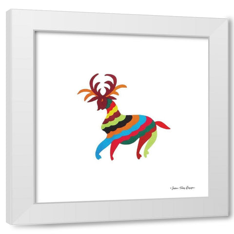 Mexico White Modern Wood Framed Art Print by Seven Trees Design