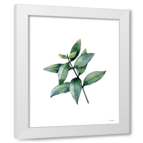 Eucalyptus IV White Modern Wood Framed Art Print by Seven Trees Design