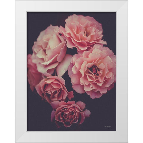 Dreamy Roses White Modern Wood Framed Art Print by Seven Trees Design