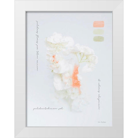 Modern Vintage Botanical White Modern Wood Framed Art Print by Seven Trees Design