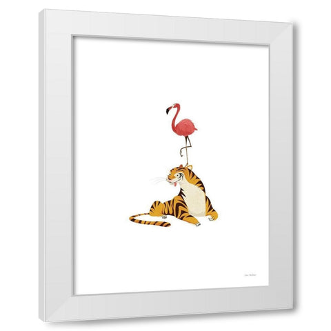 Mediterranean Lemon White Modern Wood Framed Art Print by Seven Trees  Design