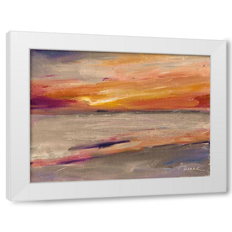 Western Sky White Modern Wood Framed Art Print by Owen-Cullimore, Tracey