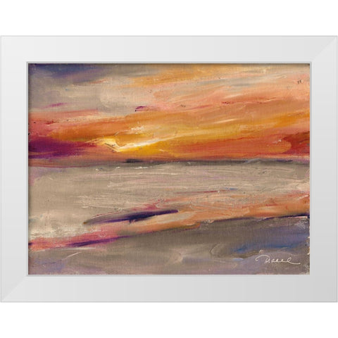 Western Sky White Modern Wood Framed Art Print by Owen-Cullimore, Tracey
