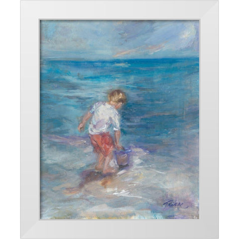 Sea Fun White Modern Wood Framed Art Print by Owen-Cullimore, Tracy