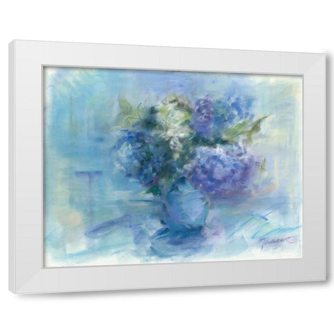 Bouquet White Modern Wood Framed Art Print by Owen-Cullimore, Tracy