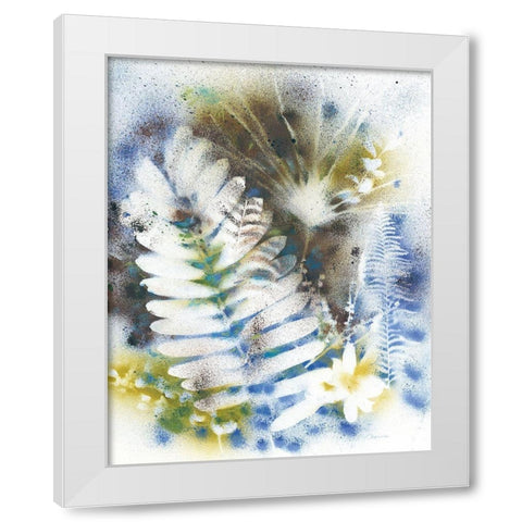 Bliss White Modern Wood Framed Art Print by Owen-Cullimore, Tracy